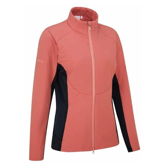 Ping Casey insulated hybrid damska kurtka, rose/navy