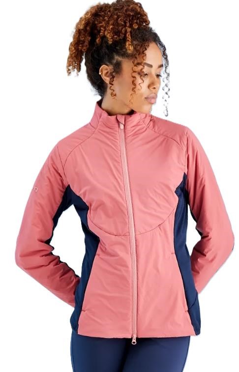 Ping Casey insulated hybrid damska kurtka, rose/navy