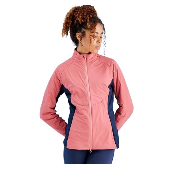 Ping Casey insulated hybrid damska kurtka, rose/navy