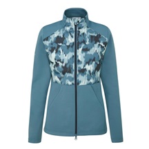 Ping Clare Zoned fleece damska kurtka, blue fusion/navy multi