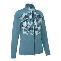 Ping Clare Zoned fleece damska kurtka, blue fusion/navy multi