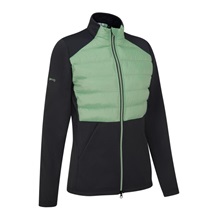 Ping Clare Zoned fleece damska kurtka, black/eucalyptus multi