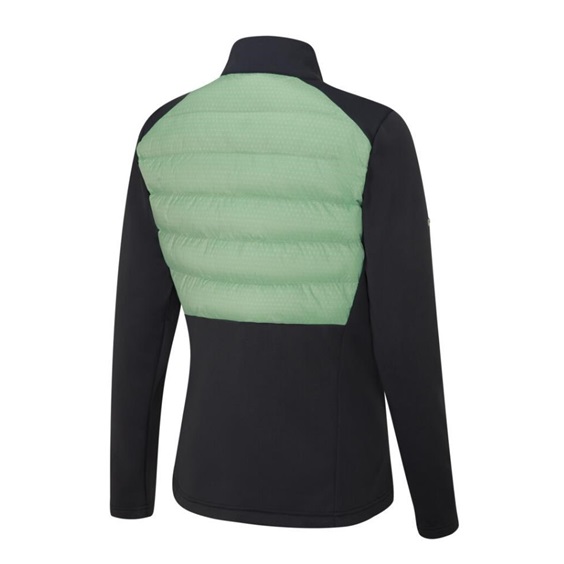 Ping Clare Zoned fleece damska kurtka, black/eucalyptus multi