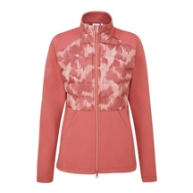 Ping Clare Zoned fleece damska kurtka, rose/rose multi