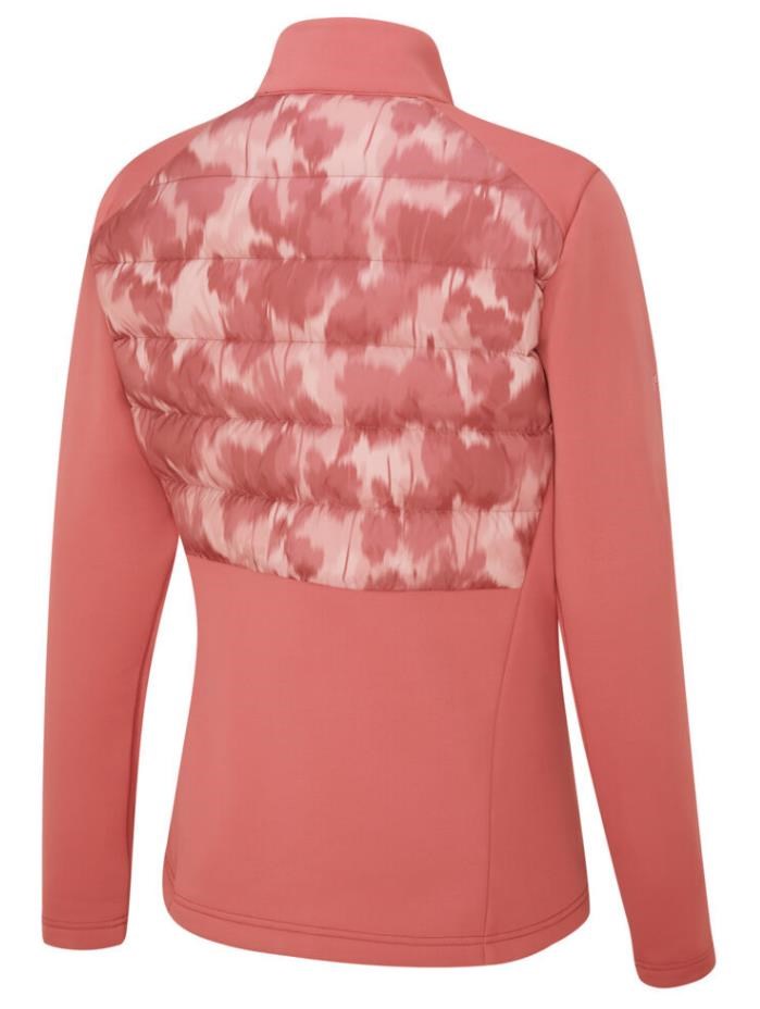 Ping Clare Zoned fleece damska kurtka, rose/rose multi