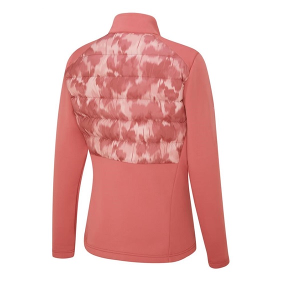 Ping Clare Zoned fleece damska kurtka, rose/rose multi