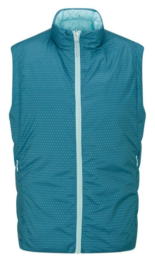 Ping Samantha Clo® insulated reversible damska kamizelka, opal/blue fusion multi