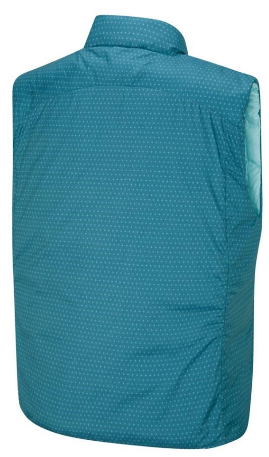 Ping Samantha Clo® insulated reversible damska kamizelka, opal/blue fusion multi
