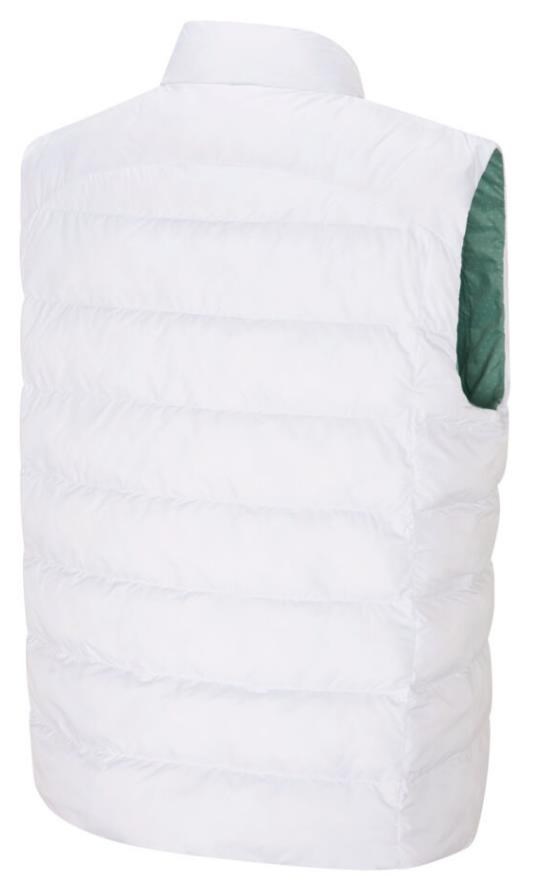 Ping Samantha Clo® insulated reversible damska kamizelka, white/eucalyptus multi
