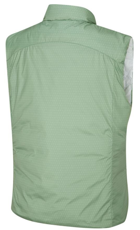 Ping Samantha Clo® insulated reversible damska kamizelka, white/eucalyptus multi
