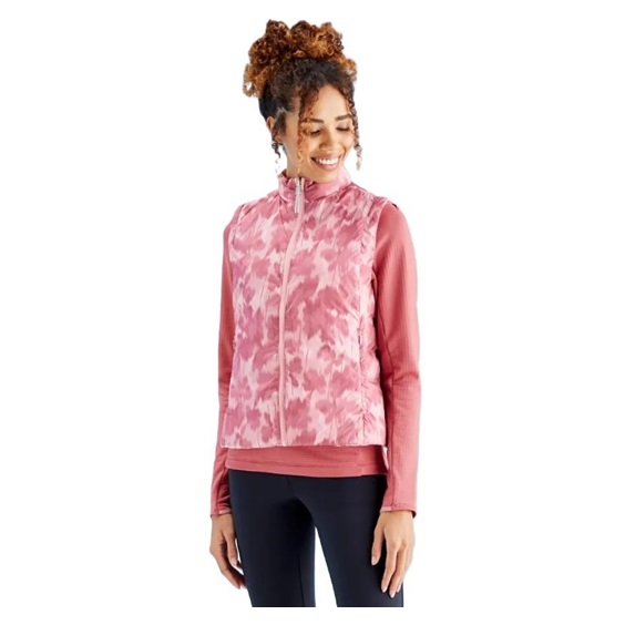 Ping Samantha Clo® insulated reversible damska kamizelka, quartz/rose multi