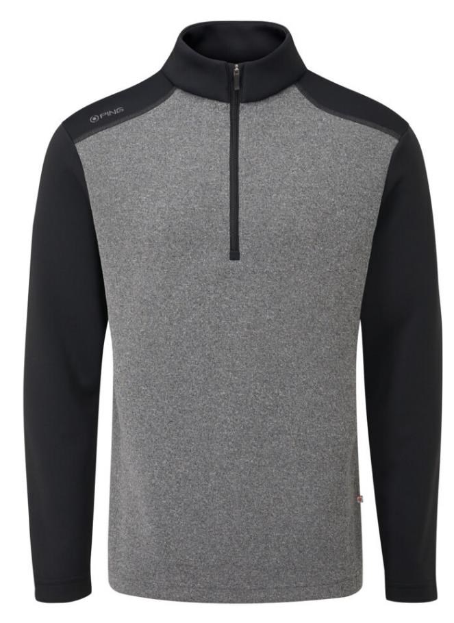 Ping Ramsey męska bluza, black marl/blac