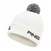 PING Cresting Knit męska czapka zimowa, biała