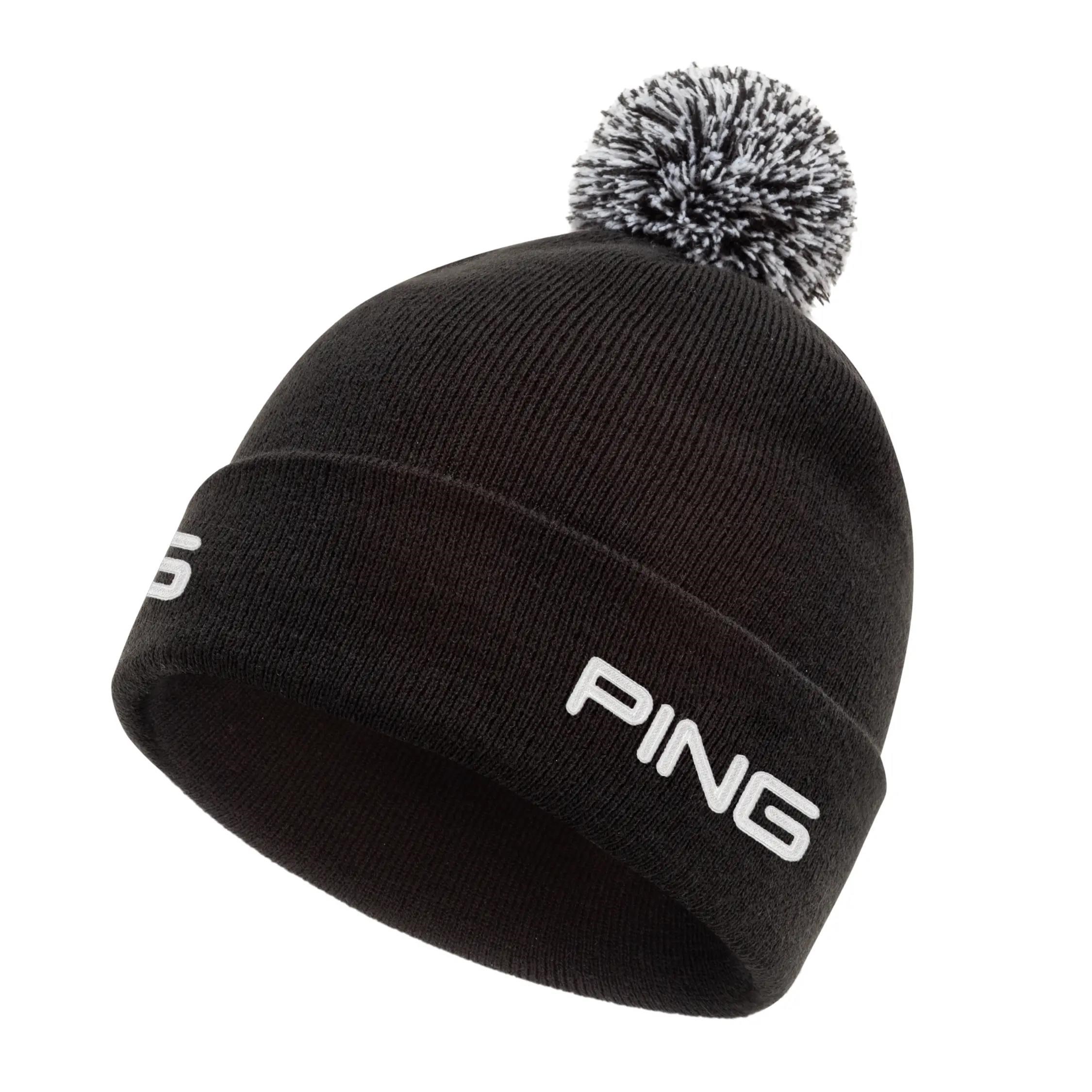 PING Cresting Knit męska czapka zimowa, czarna