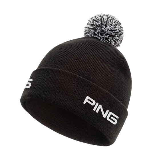 PING Cresting Knit męska czapka zimowa, czarna
