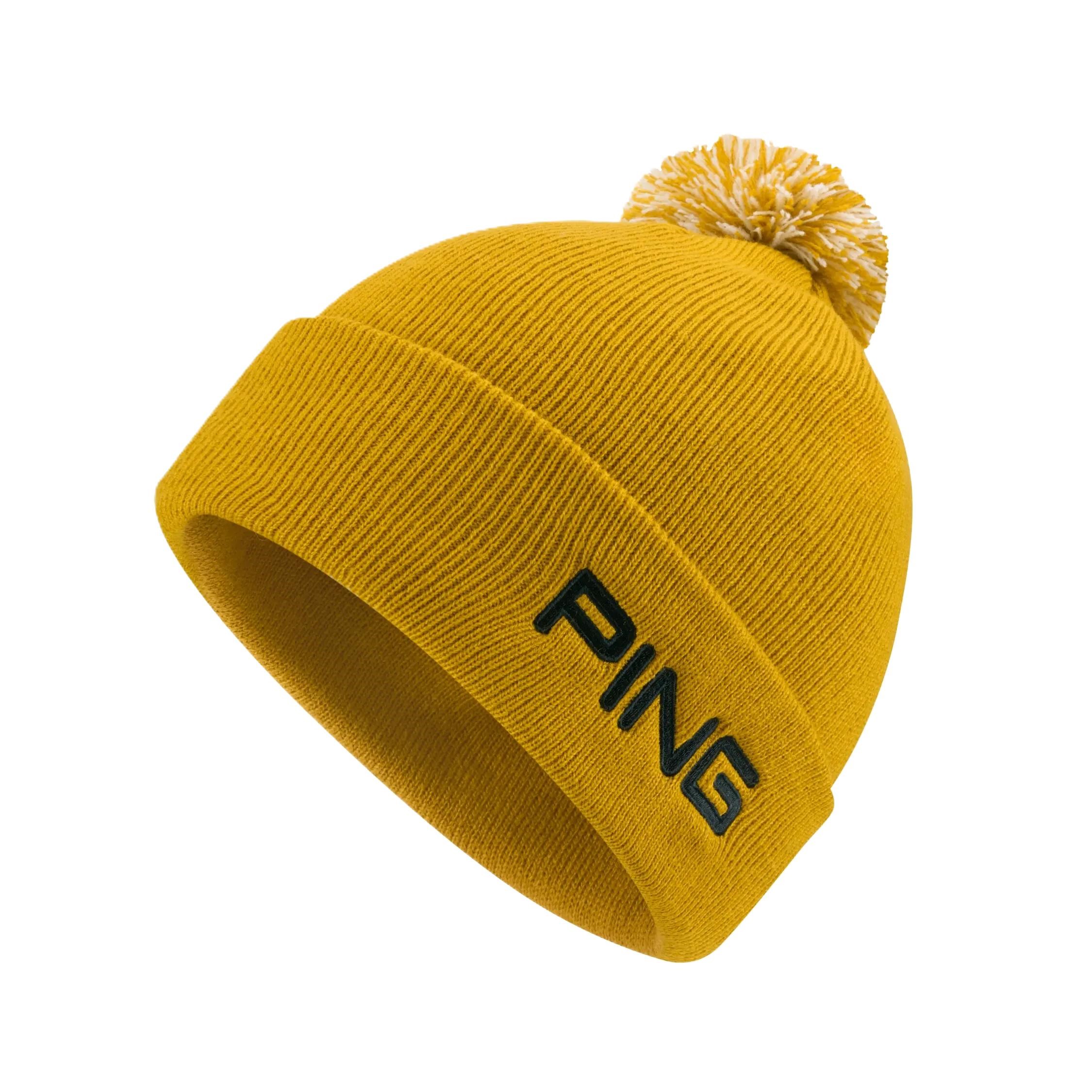 PING Cresting Knit męska czapka zimowa, sulphur