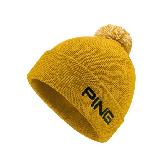 PING Cresting Knit męska czapka zimowa, sulphur