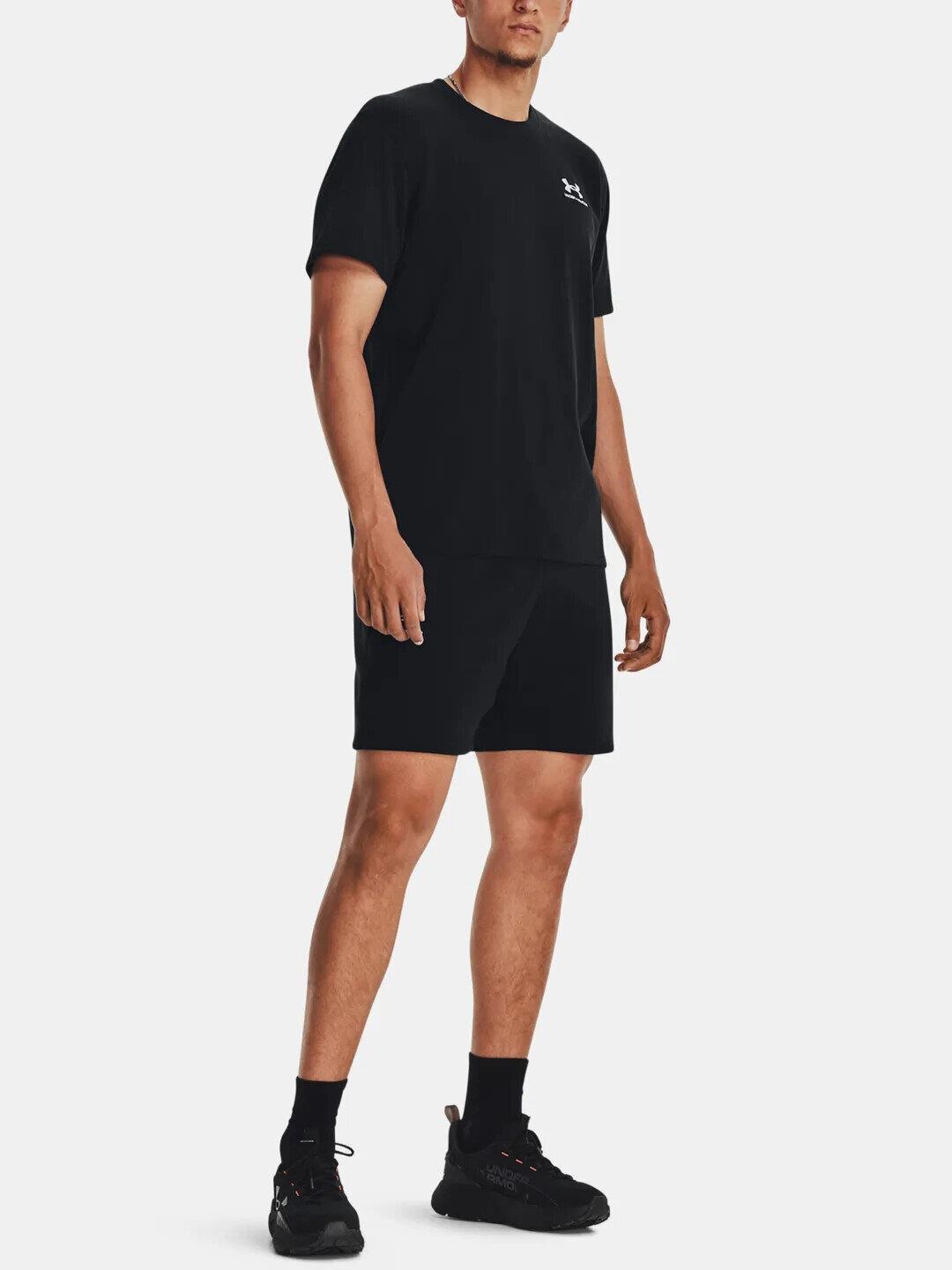 Under Armour Essential Fleece spodenki męskie, czarne