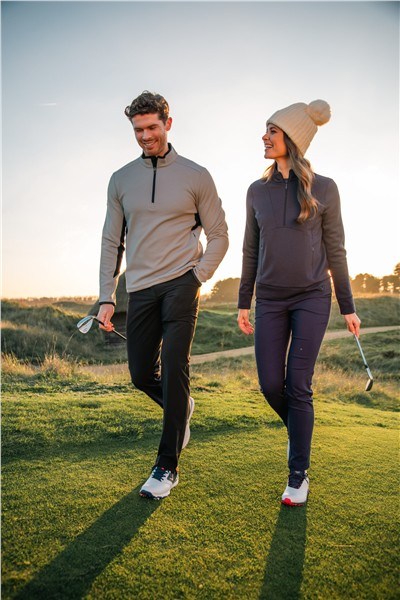 Callaway Brushed Rib 1/4 Zip męska bluza, concrete