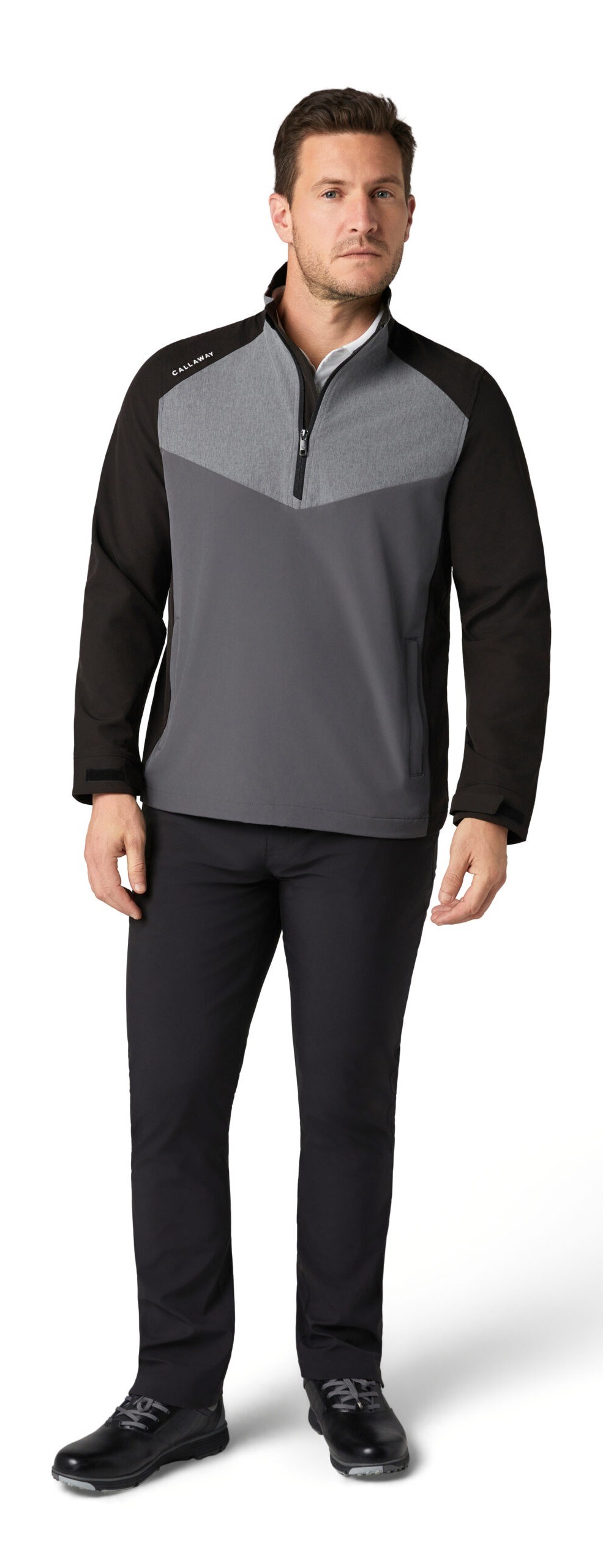 Callaway 1/2 Zip Wind męska kurtka, caviar