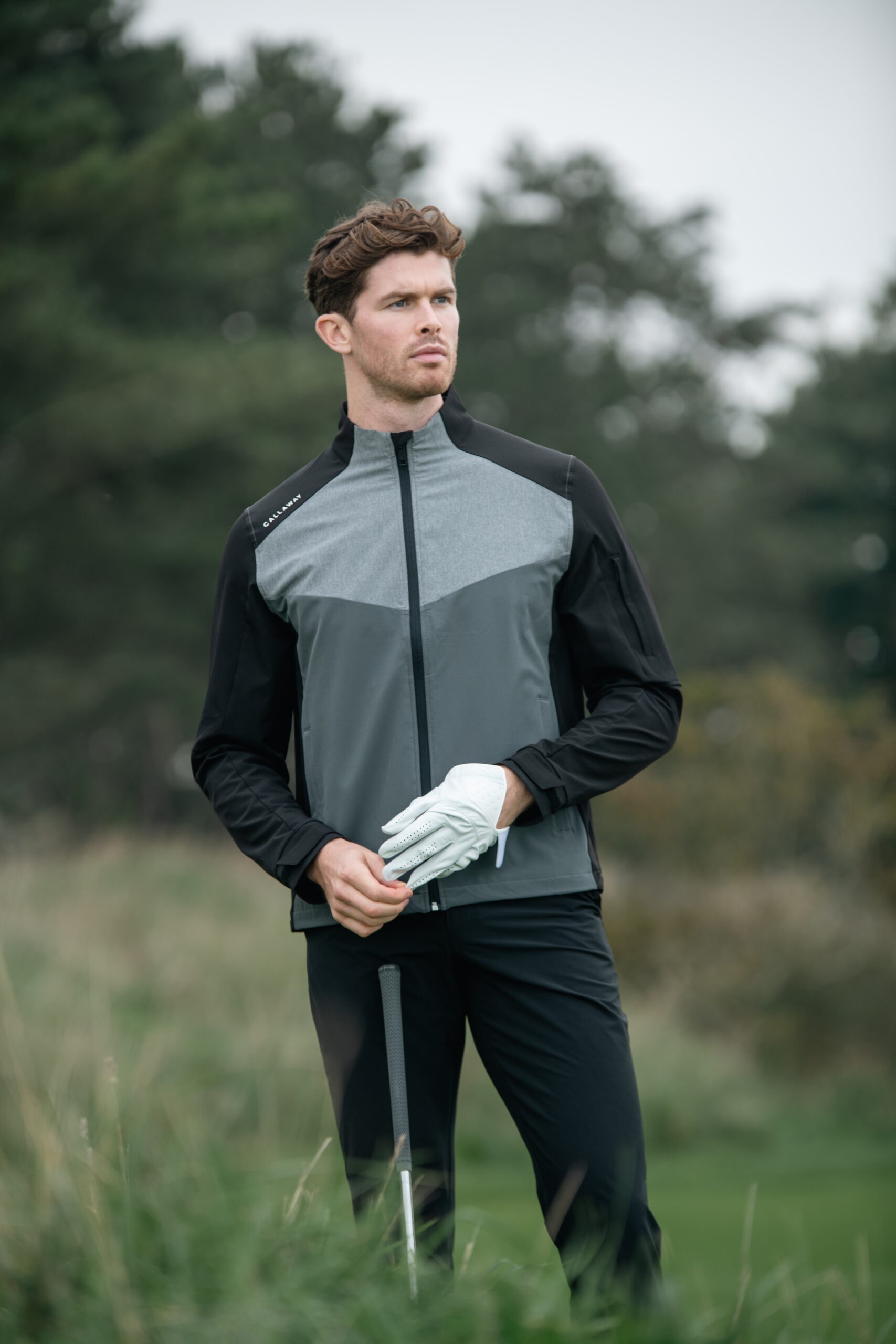 Callaway 1/2 Zip Wind męska kurtka, caviar