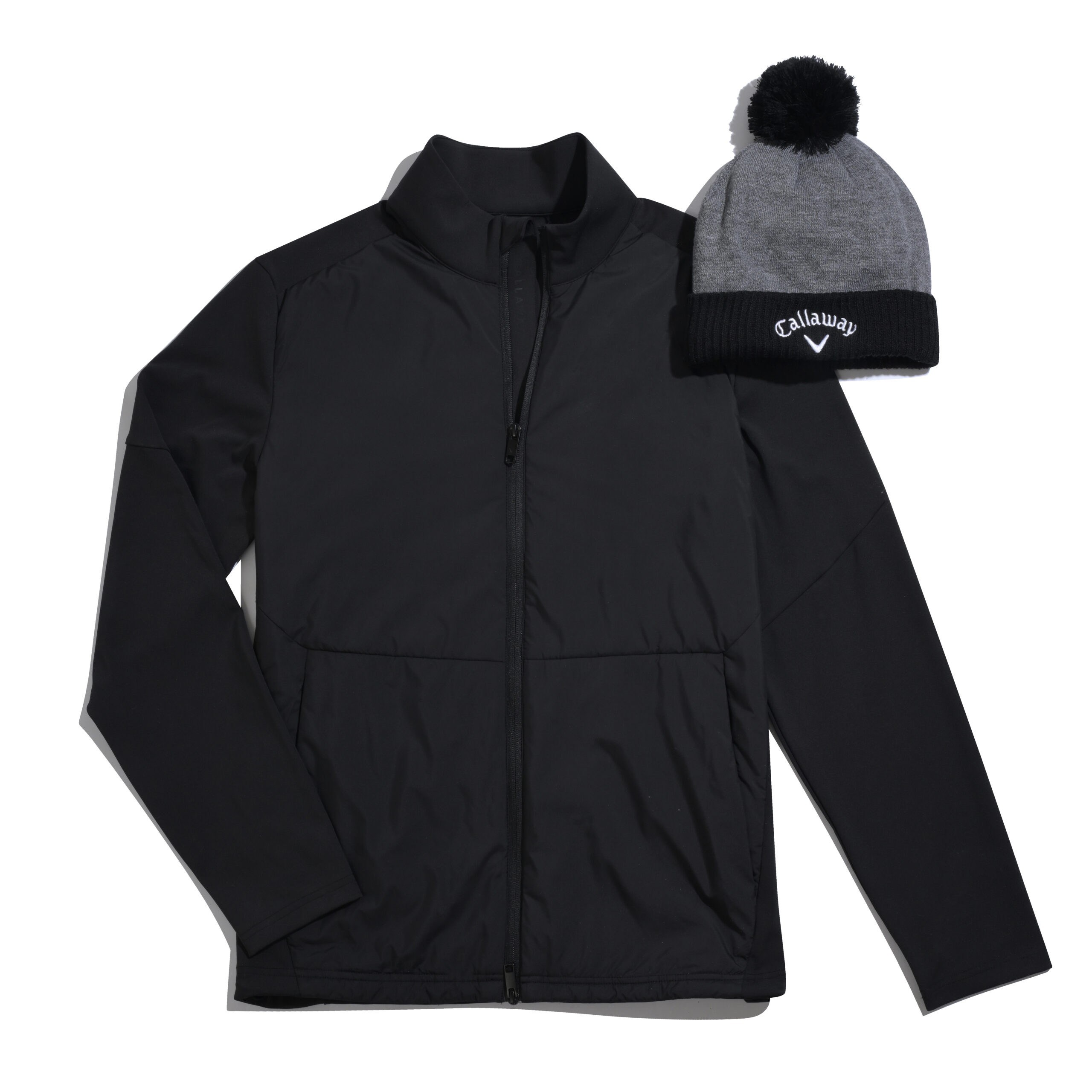 Callaway Mixed Media Full Zip męska kurtka, caviar
