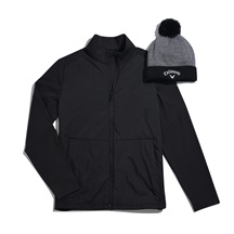 Callaway Mixed Media Full Zip męska kurtka, caviar