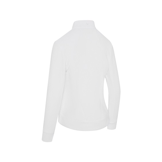 Callaway Stretch Waffle Knit Fleece damska kurtka, biała