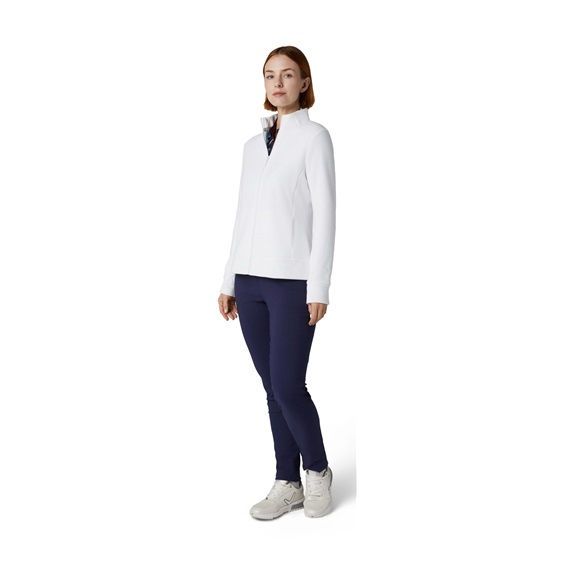Callaway Stretch Waffle Knit Fleece damska kurtka, biała