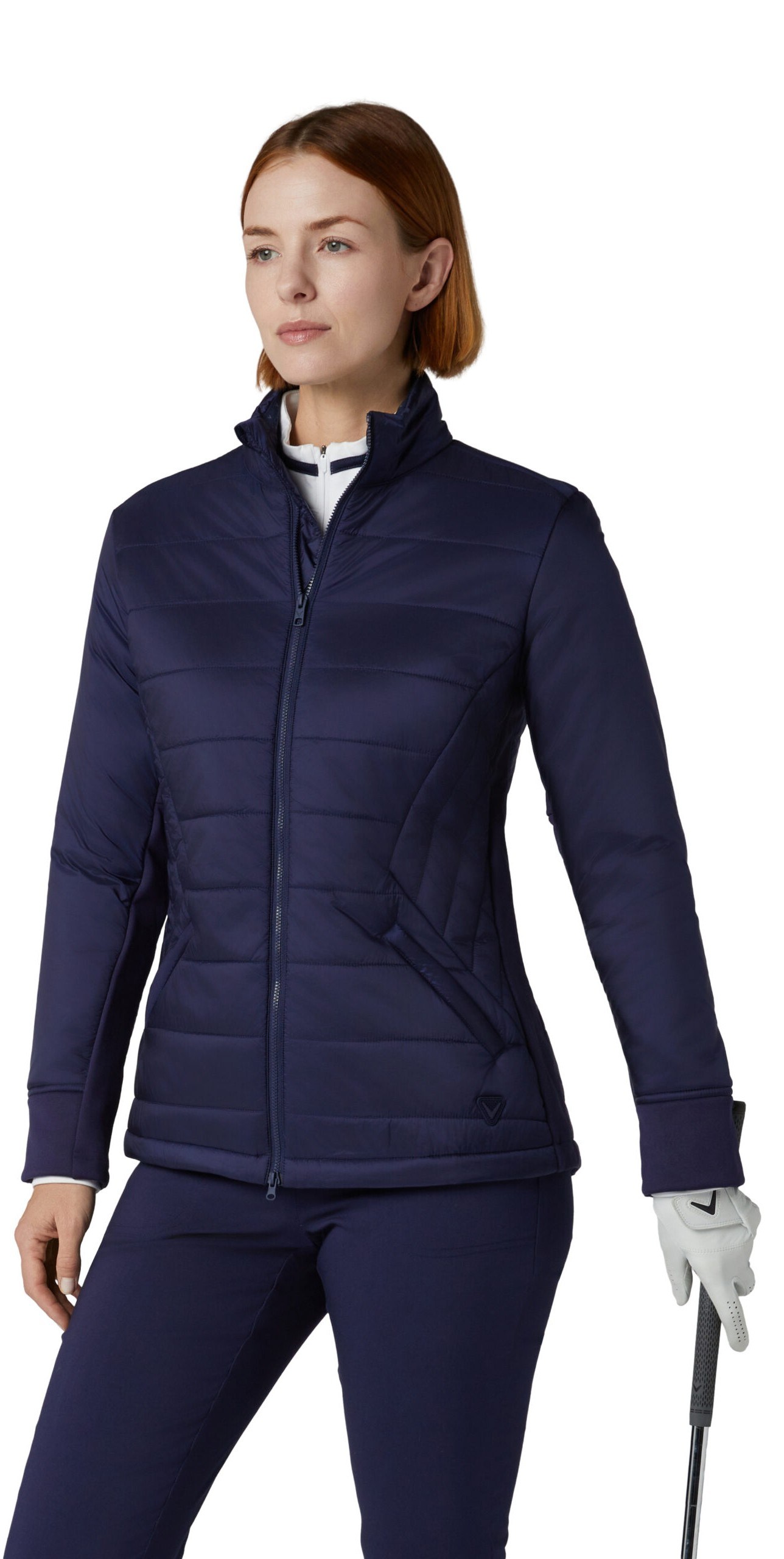Callaway Quilted Puffer damska kurtka, granatowa