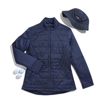 Callaway Quilted Puffer damska kurtka, granatowa