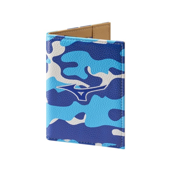 Mizuno Scorecard holder uchwyt na kartę wyników, niebieski camo