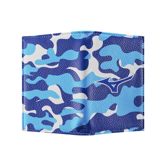 Mizuno Scorecard holder uchwyt na kartę wyników, niebieski camo