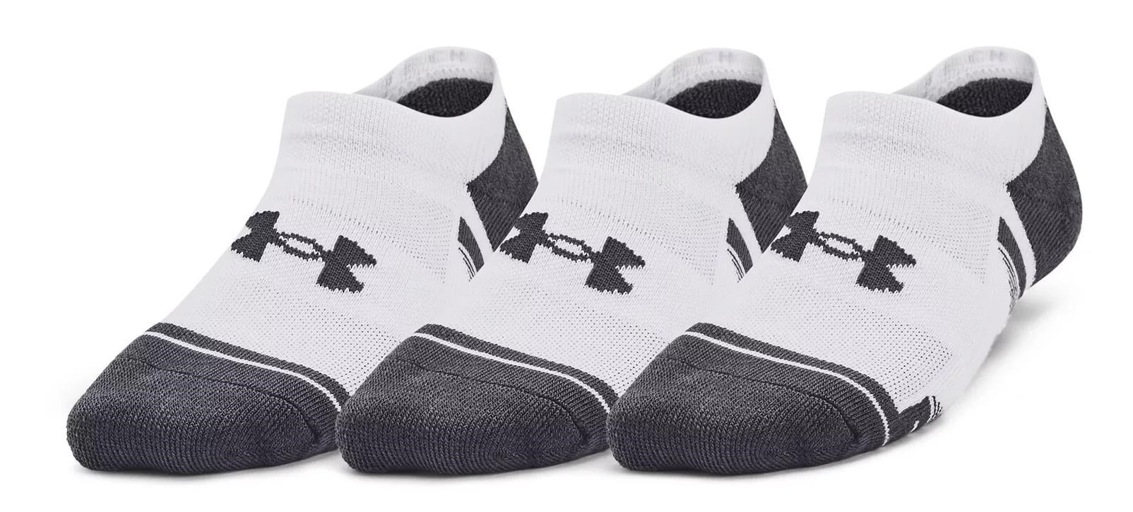 Under Armour Y Performance Tech skarpetki dziecięce, 3pary, białe