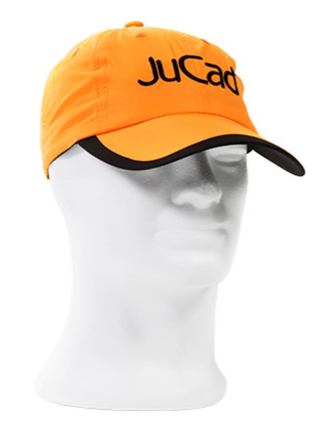 JuCad soft czapka z daszkiem, pomarańczowa