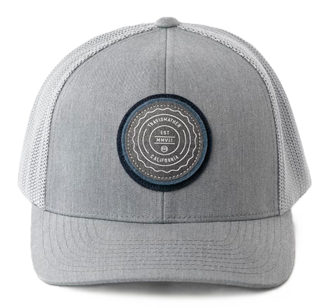 Travis Mathew The Patch Youth Hat czapka z daszkiem dla dzieci, szara