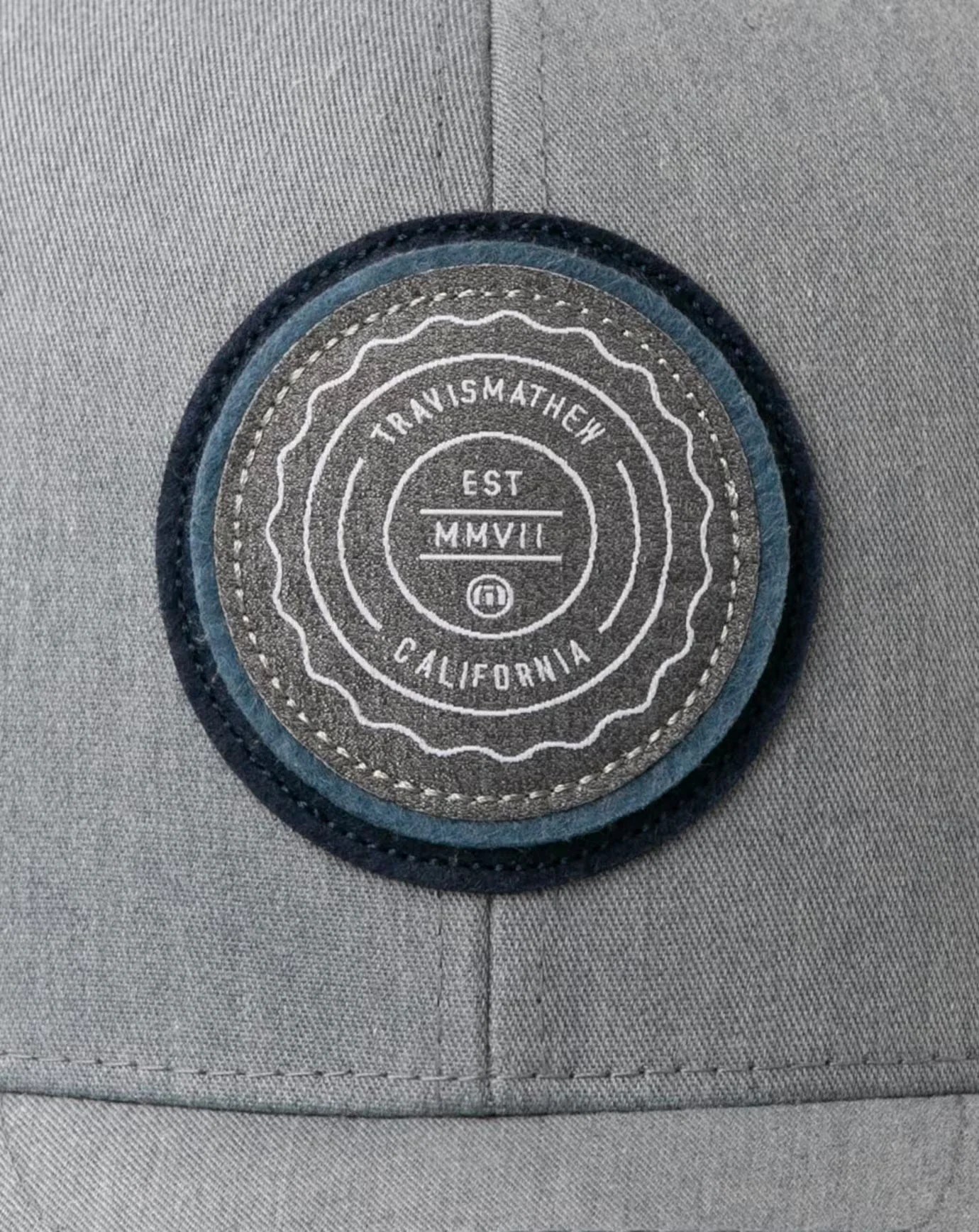 Travis Mathew The Patch Youth Hat czapka z daszkiem dla dzieci, szara
