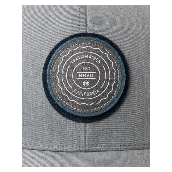 Travis Mathew The Patch Youth Hat czapka z daszkiem dla dzieci, szara