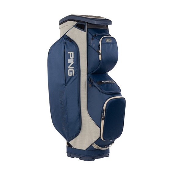 Ping Traverse 244 cart bag, navy/wheater sand