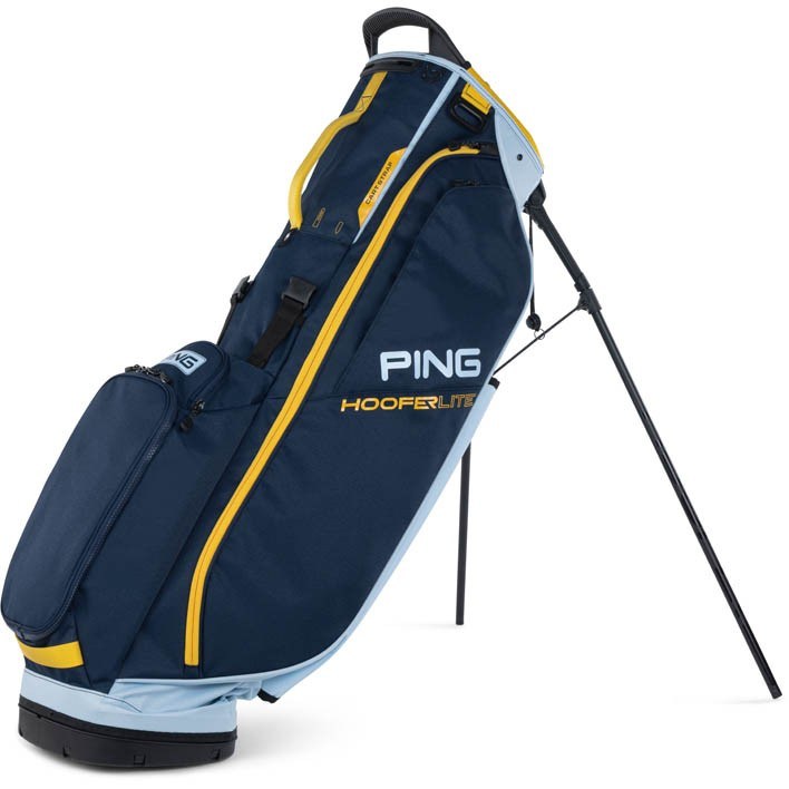 Ping Hoofer Lite 231 stand bag, navy/crystal/lemon