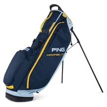 Ping Hoofer Lite 231 stand bag, navy/crystal/lemon