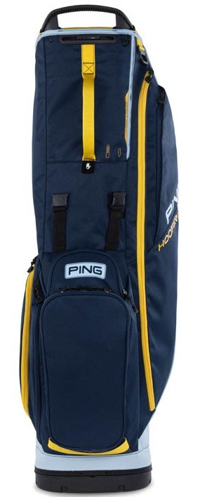 Ping Hoofer Lite 231 stand bag, navy/crystal/lemon