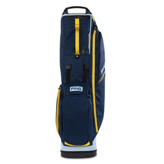 Ping Hoofer Lite 231 stand bag, navy/crystal/lemon