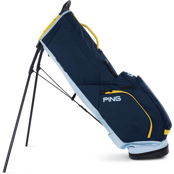 Ping Hoofer Lite 231 stand bag, navy/crystal/lemon