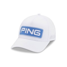 PING Tour Vented Delta czapka z daszkiem, white/fresh water
