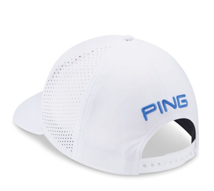 PING Tour Vented Delta czapka z daszkiem, white/fresh water
