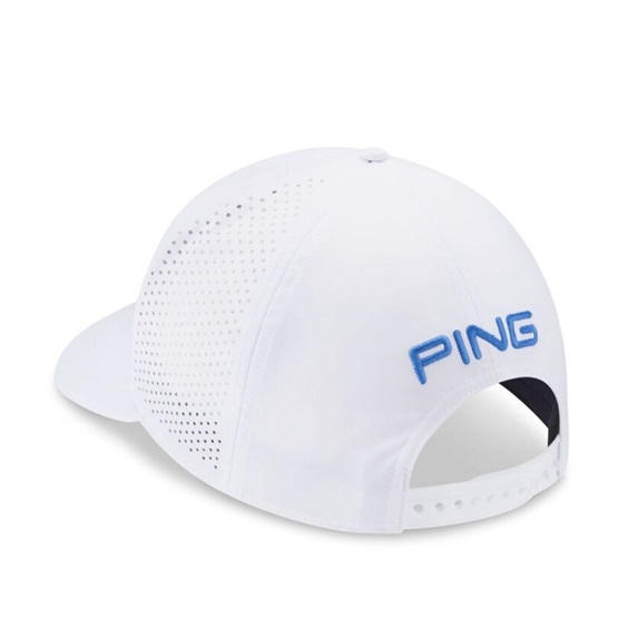 PING Tour Vented Delta czapka z daszkiem, white/fresh water