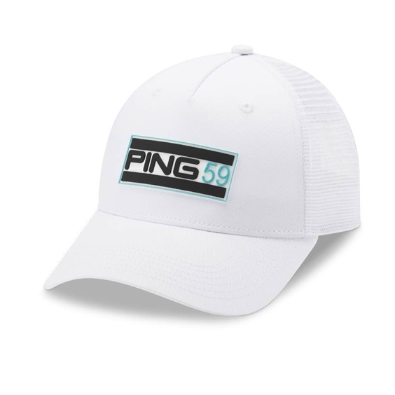Ping Trucker czapka z daszkiem, biała