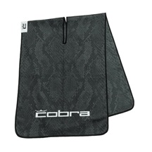 Cobra Snakeskin ręcznik golfowy, black snakeskin