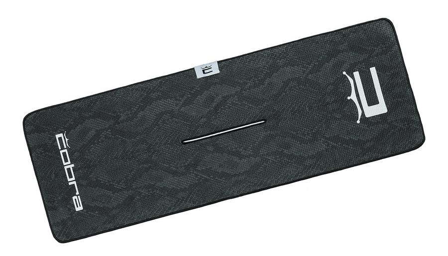 Cobra Snakeskin ręcznik golfowy, black snakeskin